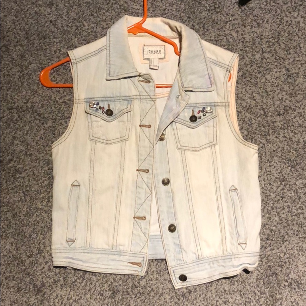 Denim vest